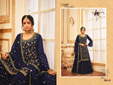 Heavy Faux Georgette with Embroidery Glitter Sequence work Suit